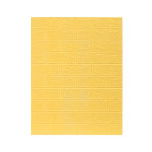 Tapeta cegła samoprzylepna - żółta