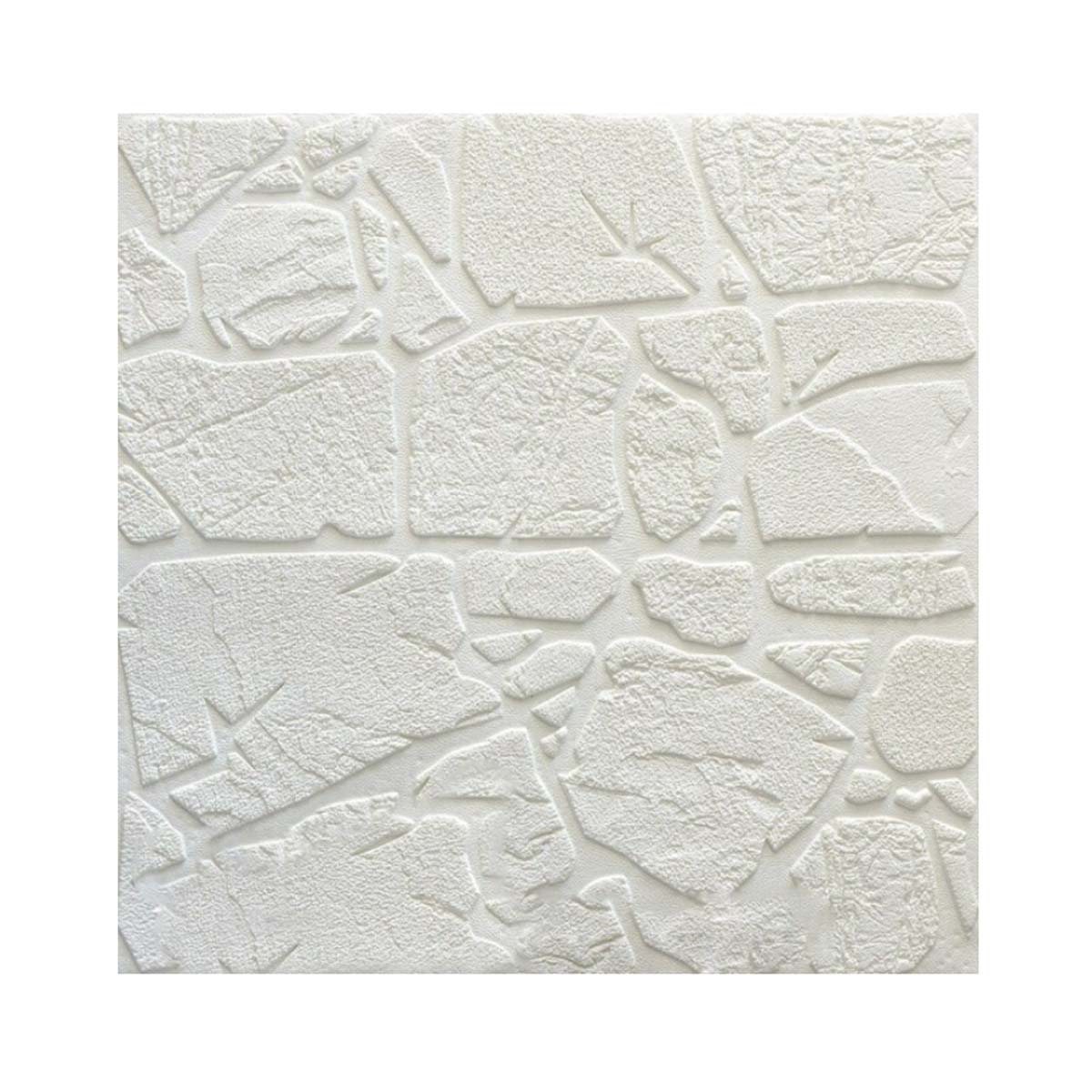 Panel ścienny Łupek - Biały 70x70